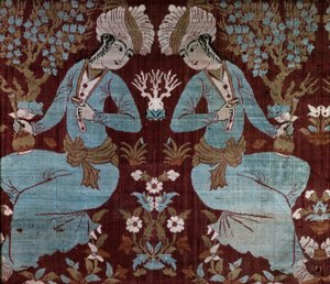 Paneel in Isfahan-stijl (zijde)
