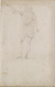 Studie voor een Johannes de Doper (detail) door Perugino