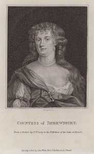 Anna Maria Talbot, gravin van Shrewsbury (gravure)