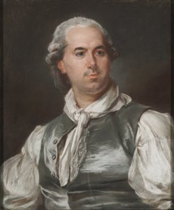 Portret van Hubert Robert (1733-1808) door Peter Adolf Hall
