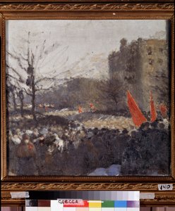 Revolutionaire Demonstratie in februari 1917