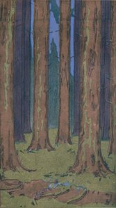 Het Bos, 1901 door Peter Behrens