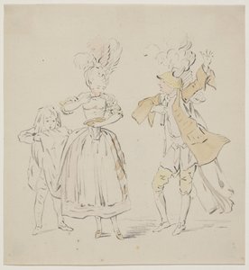 Scenebillede fra Johan Herman Wessels "Kærlighed uden Strømper" door Peter Cramer