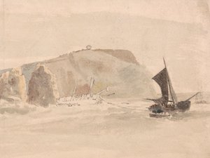Scheepswrak bij de Needles, Isle of Wight door Peter DeWint