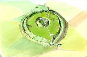 Oud Sarum door Peter Dunn