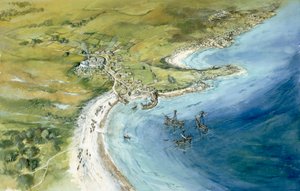 Oude stad, Isles of Scilly door Peter Dunn