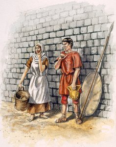 Romeinse man en vrouw door Peter Dunn