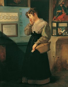 Meisje voor een Loterijwinkel, 1829