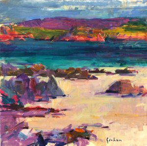 Witte zandstranden, Iona, 2011