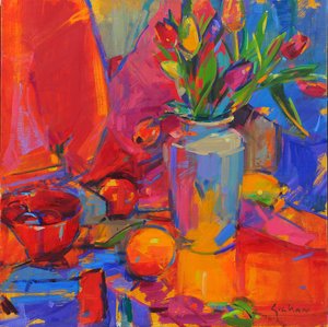 Tulpen Odyssee, 2024 door Peter Graham
