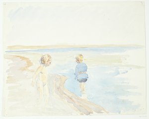 Kinderen op het strand