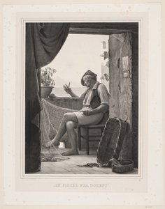 Een visser uit Sorrento door Peter Henrik Gemzøe