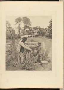 Bij de Grindstone - een boerenerf in Suffolk door Peter Henry Emerson
