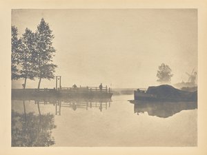 [Buckenham Ferry]. door Peter Henry Emerson