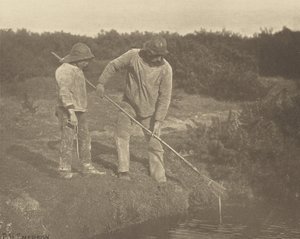 PalingPlukken in Suffolk Waters door Peter Henry Emerson