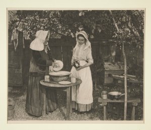 Mevrouw Peck en Mary Critten door Peter Henry Emerson