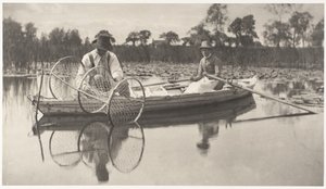 Een boognet plaatsen door Peter Henry Emerson