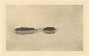 De Eenzame Lagune, in of voor 1895 door Peter Henry Emerson