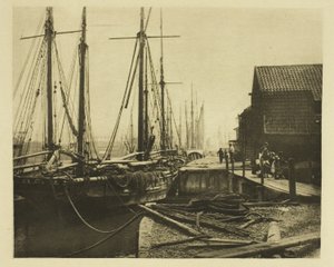 De kades tijdens het eten door Peter Henry Emerson