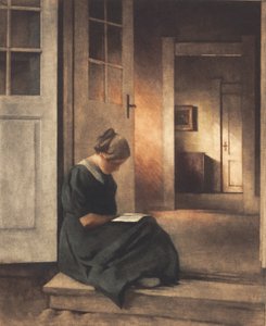 De tuinpoort door Peter Vilhelm Ilsted