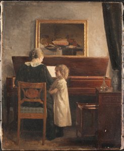 Bij de piano door Peter Vilhelm Ilsted