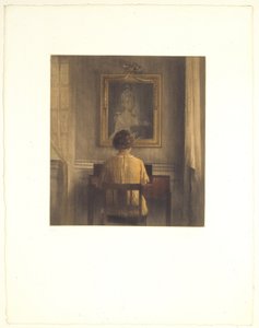 Bij het spinet door Peter Vilhelm Ilsted