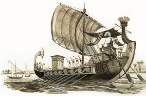 Egyptische galei door Peter Jackson