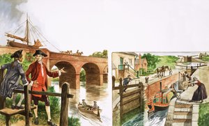 Er was eens... Een brug bouwen voor boten om een rivier over te steken door Peter Jackson