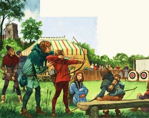 Er was eens: Leren de lange boog te gebruiken