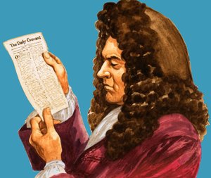 De Daily Courant lezen door Peter Jackson