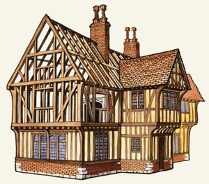 Het Wonderbaarlijke Verhaal van Groot-Brittannië: Het Bouwen van een Tudor Huis door Peter Jackson