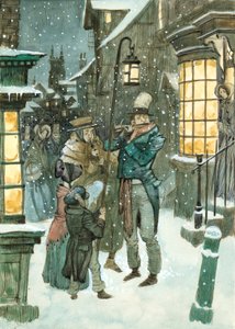 Victoriaanse kerstscène door Peter Jackson