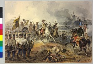 Eerste coalitieoorlog. 1.3.1793. Slag bij Aldenhoven 1793