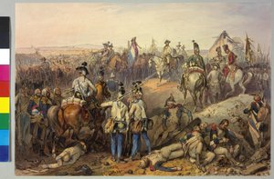 Eerste coalitieoorlog. 18.3.1793: Slag bij Neerwinden 1793 door Peter Johann Nepomuk Geiger