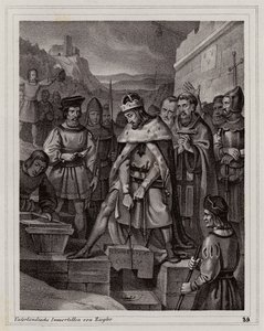 Stichting van de Abdij van Lilienfeld door Peter Johann Nepomuk Geiger