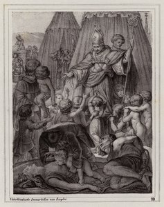 Tweede Beleg van Wenen door de Turken door Peter Johann Nepomuk Geiger