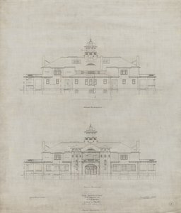 Ravinia Refectory door Peter Joseph Weber