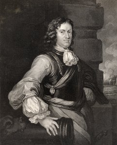 Edward Montagu, gegraveerd door H.T. Ryall, uit 