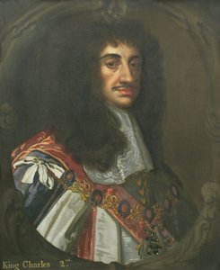 Portret van koning Karel II