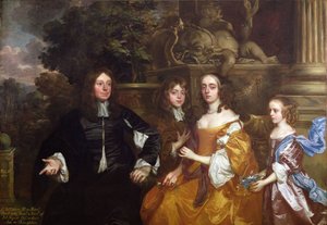 Sir John Cotton en Zijn Familie