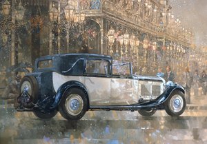 Kerstverlichting en 8 liter Bentley