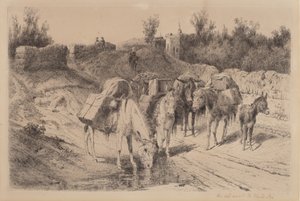 Op weg naar Santa Fe door Peter Moran