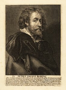 Portret van Sir Peter Paul Rubens, Vlaamse kunstenaar en diplomaat door Peter Paul (after) Rubens