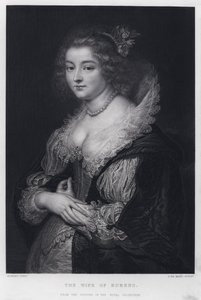 De vrouw van Rubens (gravure)