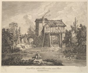 Eerste uitzicht op Clarenton nabij Parijs door Peter Paul Benazech