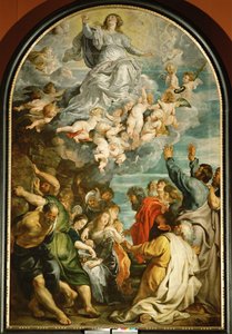 Maria Hemelvaart, ca.1611-14 (schilderij op eikenhout) door Peter Paul Rubens