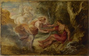 Aurora ontvoert Cephalus, ca. 1636 door Peter Paul Rubens