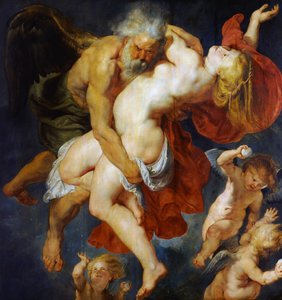Boreas ontvoert Oreithya, c.1620 door Peter Paul Rubens