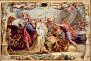 Briseis teruggegeven aan Achilles