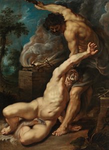 Kaïn doodt Abel door Peter Paul Rubens